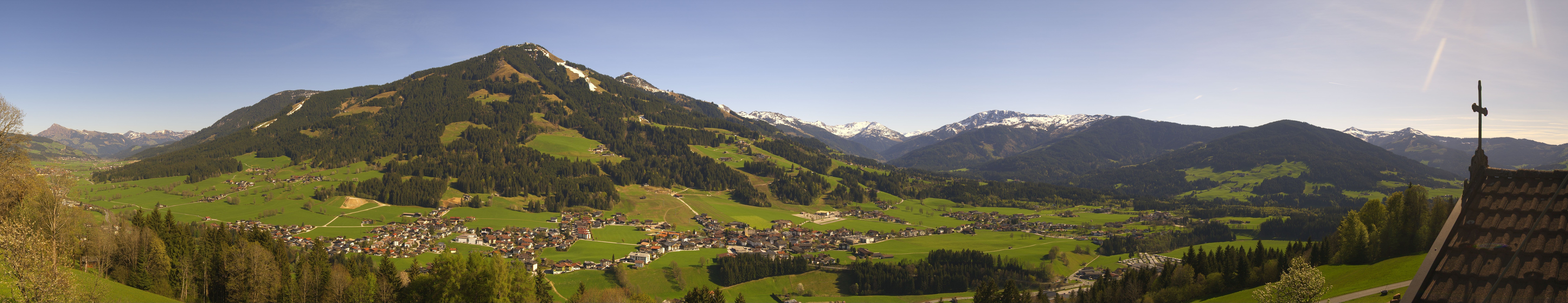 Archiv Foto Webcam Dorfkamera über Westendorf am Wilden Kaiser