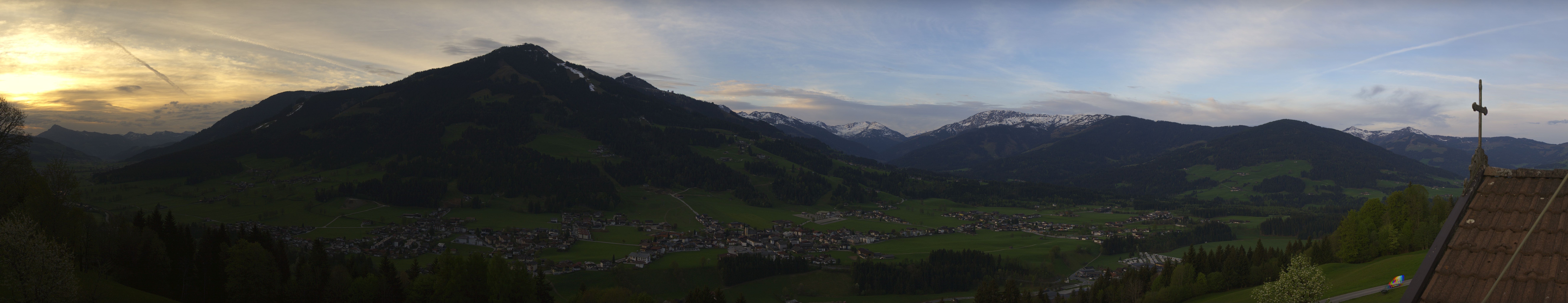 Archiv Foto Webcam Dorfkamera über Westendorf am Wilden Kaiser