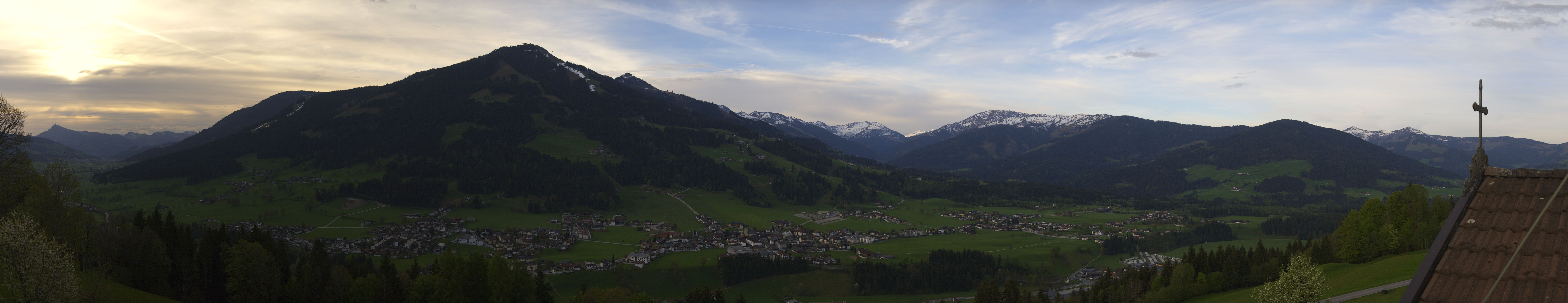 Archiv Foto Webcam Dorfkamera über Westendorf am Wilden Kaiser