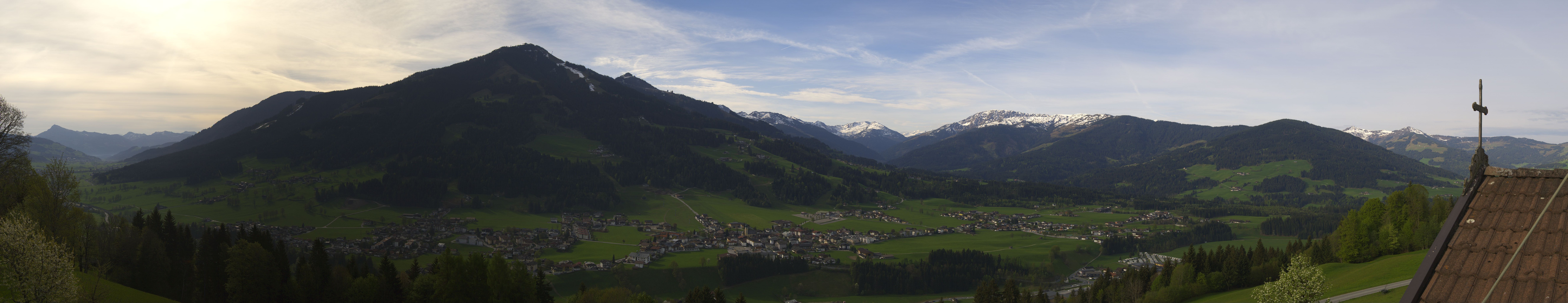 Archiv Foto Webcam Dorfkamera über Westendorf am Wilden Kaiser