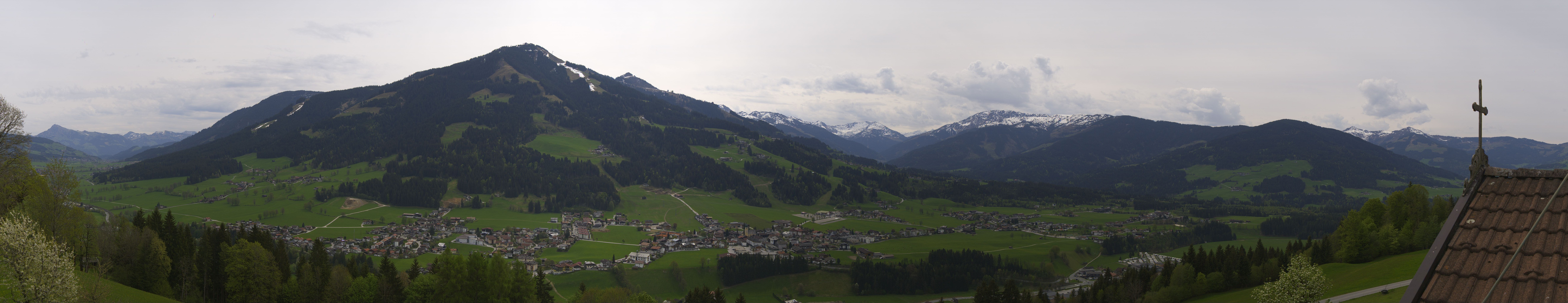 Archiv Foto Webcam Dorfkamera über Westendorf am Wilden Kaiser