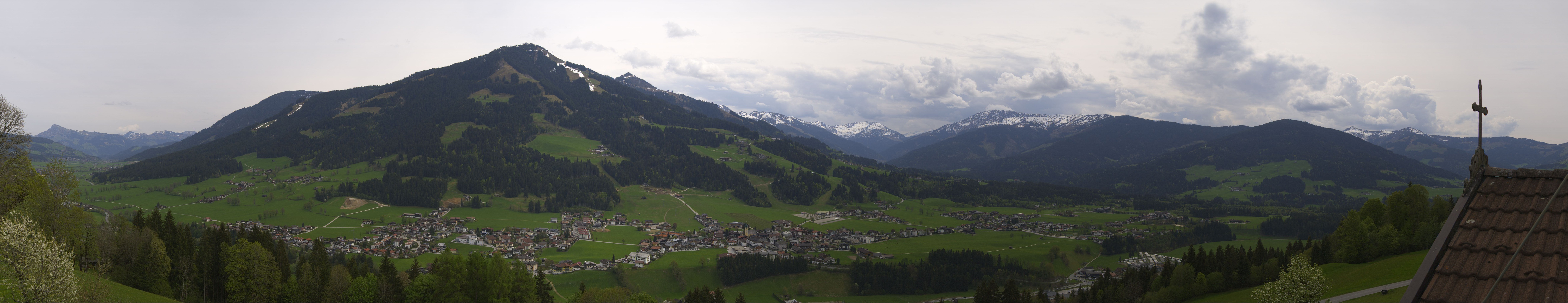 Archiv Foto Webcam Dorfkamera über Westendorf am Wilden Kaiser