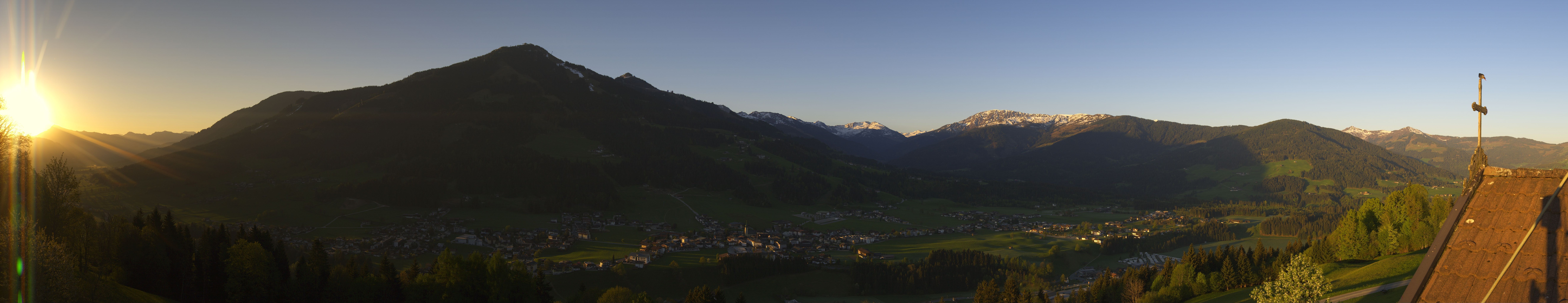 Archiv Foto Webcam Dorfkamera über Westendorf am Wilden Kaiser