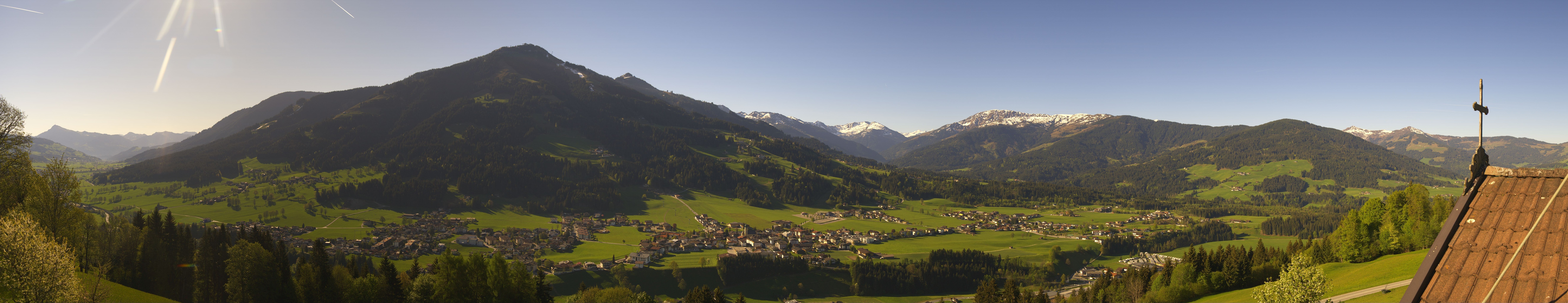 Archiv Foto Webcam Dorfkamera über Westendorf am Wilden Kaiser
