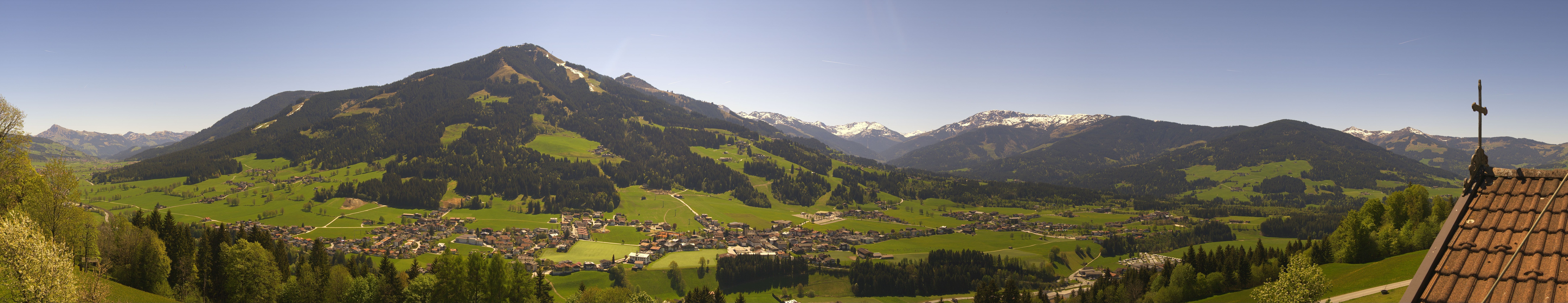 Archiv Foto Webcam Dorfkamera über Westendorf am Wilden Kaiser