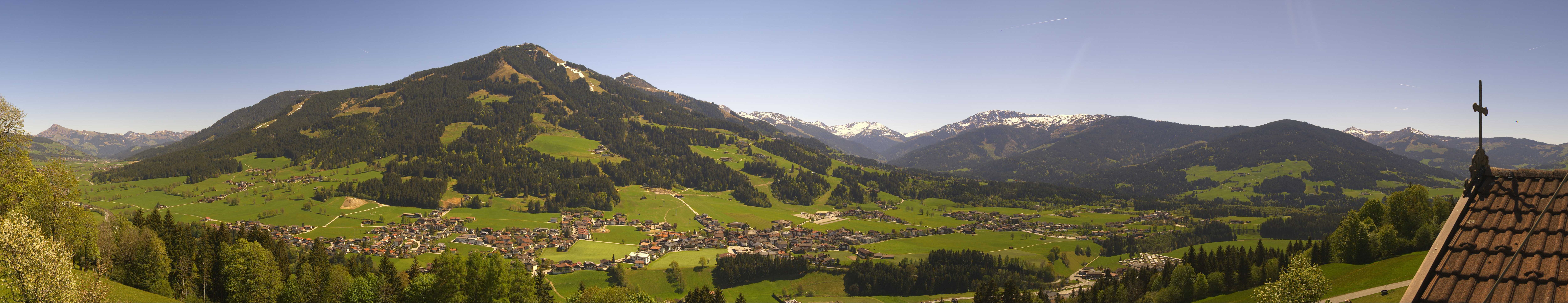 Archiv Foto Webcam Dorfkamera über Westendorf am Wilden Kaiser