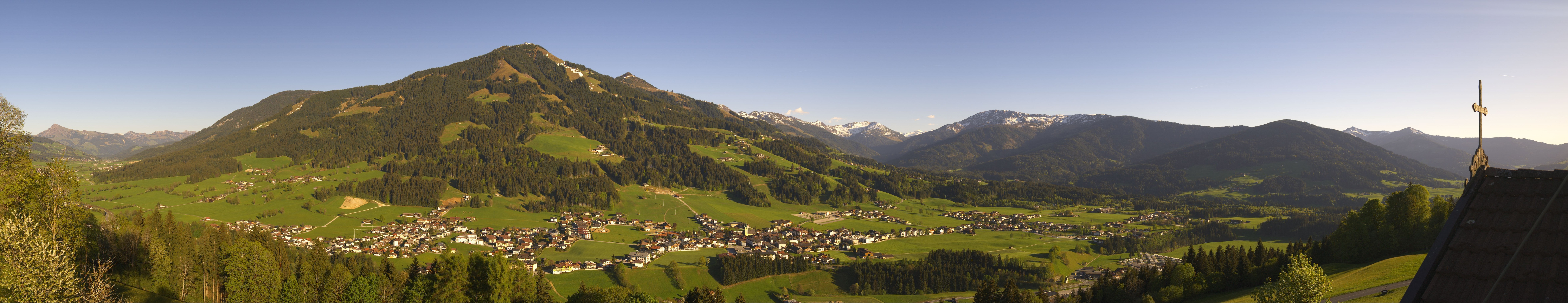 Archiv Foto Webcam Dorfkamera über Westendorf am Wilden Kaiser