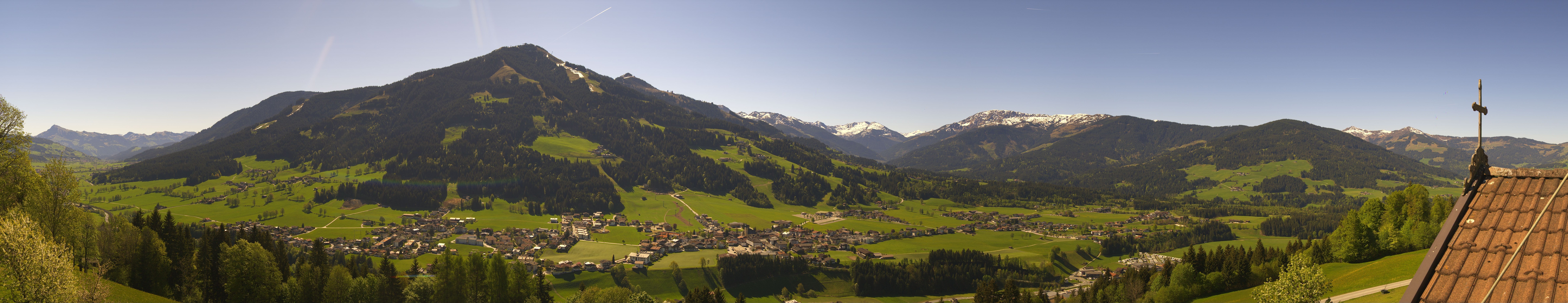 Archiv Foto Webcam Dorfkamera über Westendorf am Wilden Kaiser