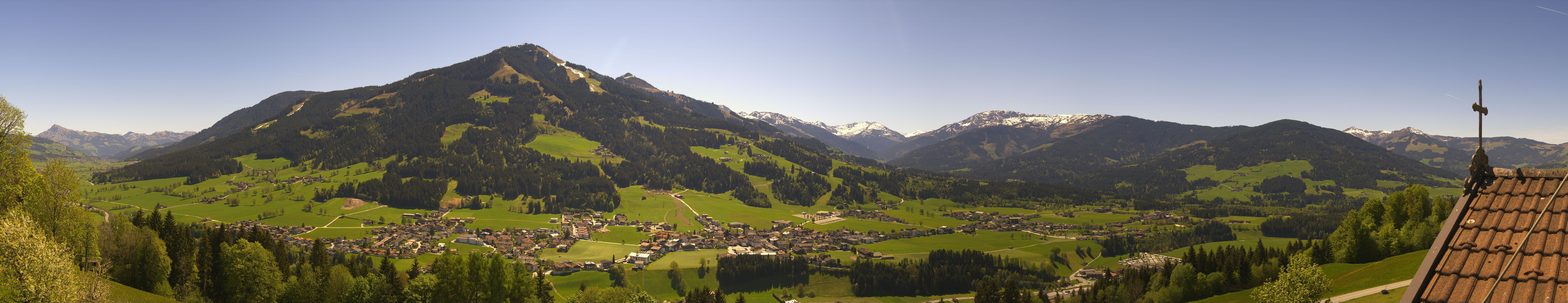 Archiv Foto Webcam Dorfkamera über Westendorf am Wilden Kaiser