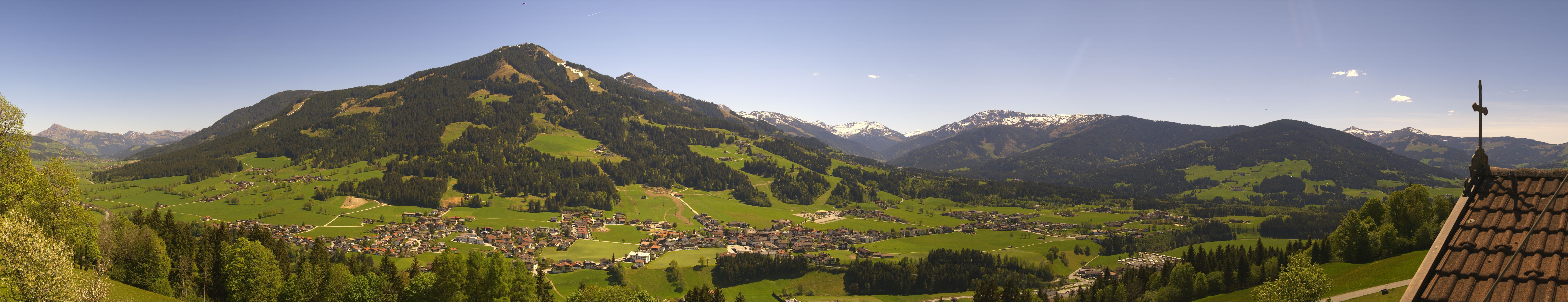 Archiv Foto Webcam Dorfkamera über Westendorf am Wilden Kaiser