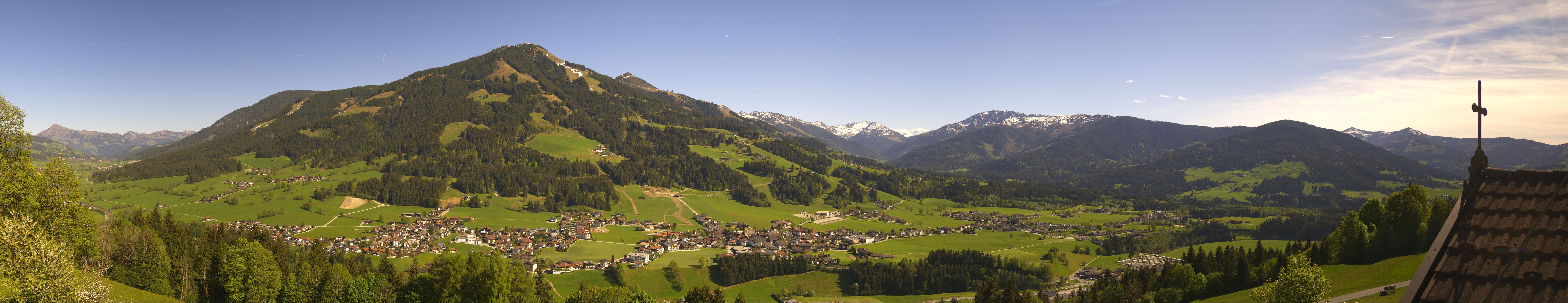 Archiv Foto Webcam Dorfkamera über Westendorf am Wilden Kaiser