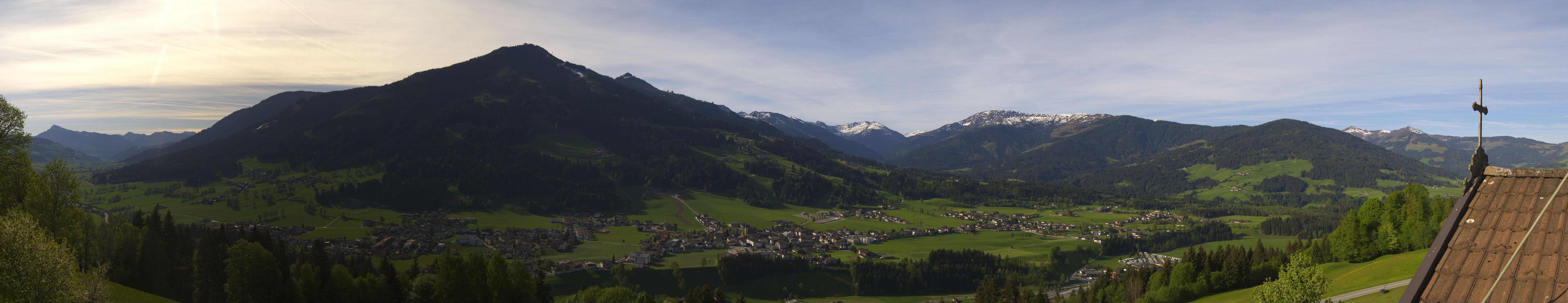 Archiv Foto Webcam Dorfkamera über Westendorf am Wilden Kaiser