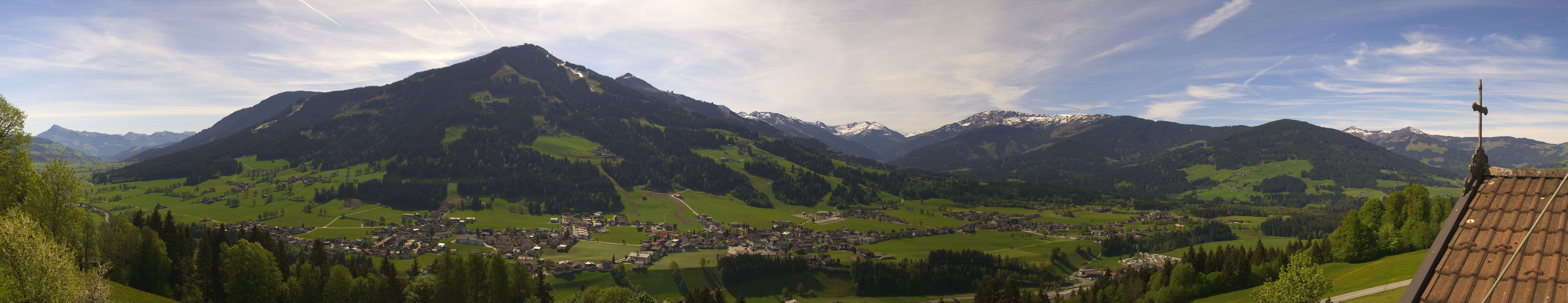 Archiv Foto Webcam Dorfkamera über Westendorf am Wilden Kaiser