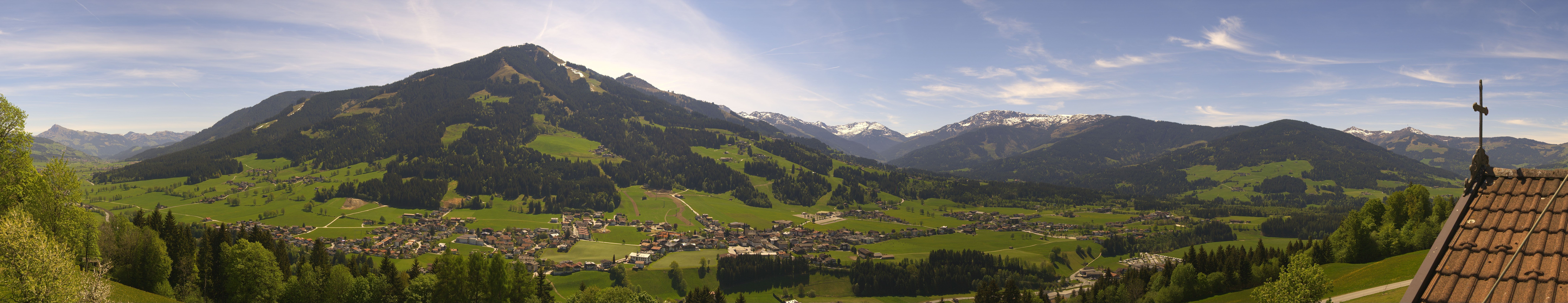 Archiv Foto Webcam Dorfkamera über Westendorf am Wilden Kaiser