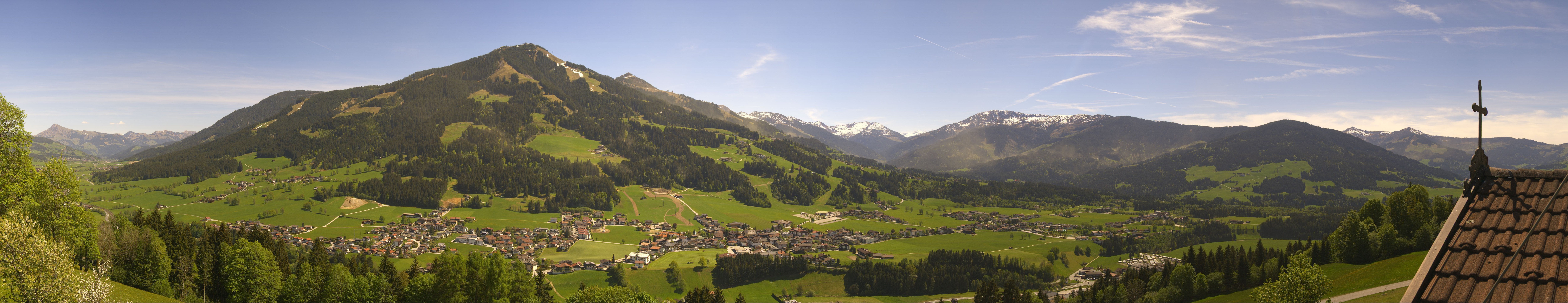 Archiv Foto Webcam Dorfkamera über Westendorf am Wilden Kaiser