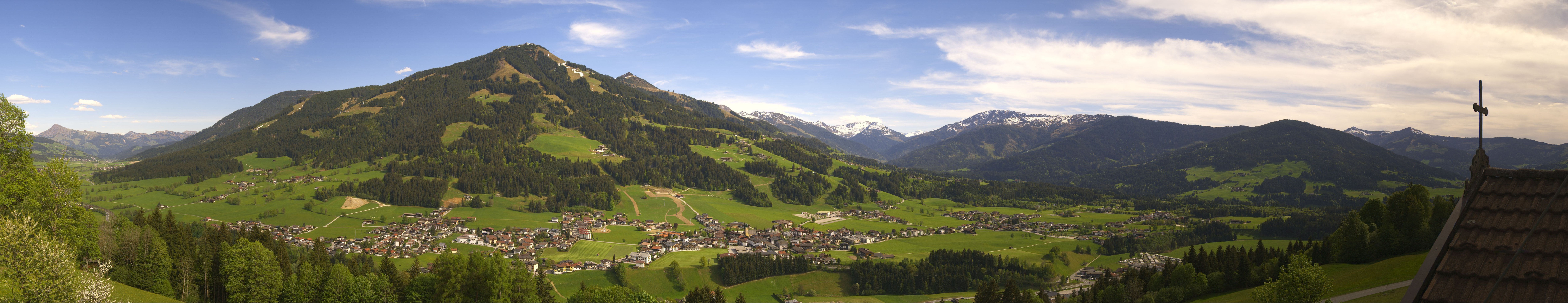 Archiv Foto Webcam Dorfkamera über Westendorf am Wilden Kaiser