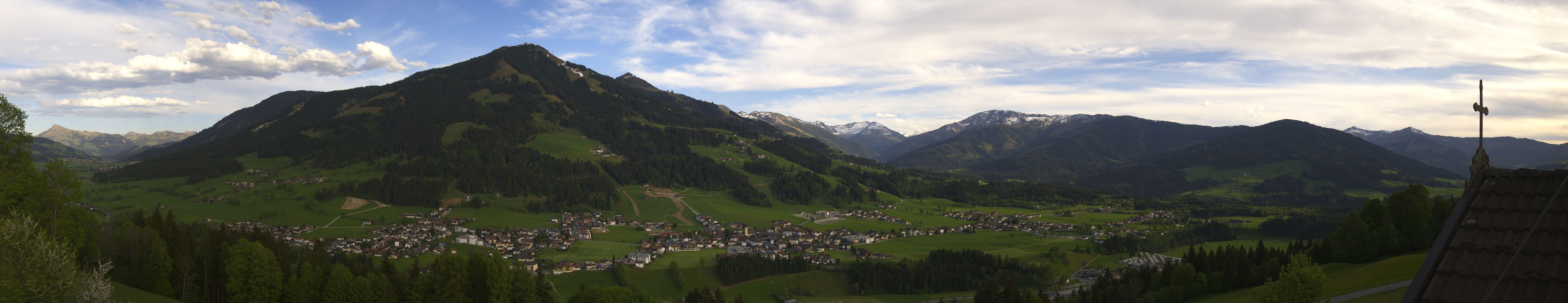 Archiv Foto Webcam Dorfkamera über Westendorf am Wilden Kaiser