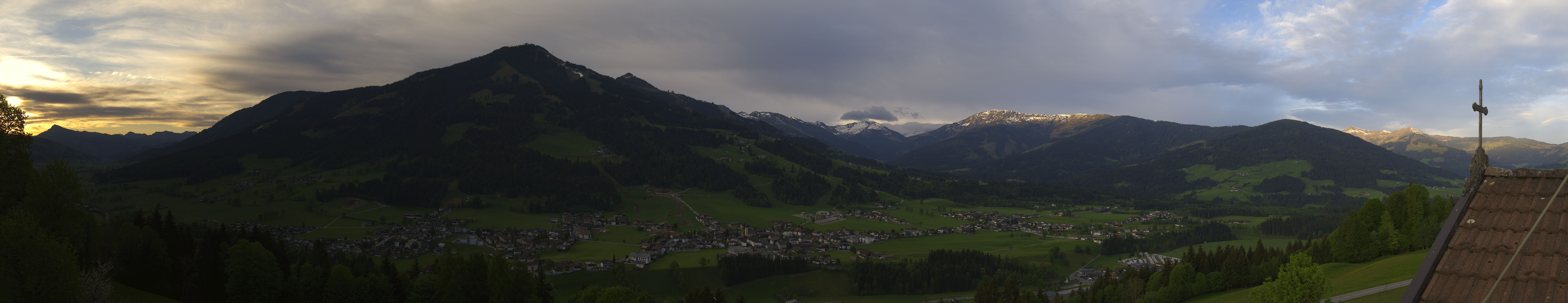 Archiv Foto Webcam Dorfkamera über Westendorf am Wilden Kaiser