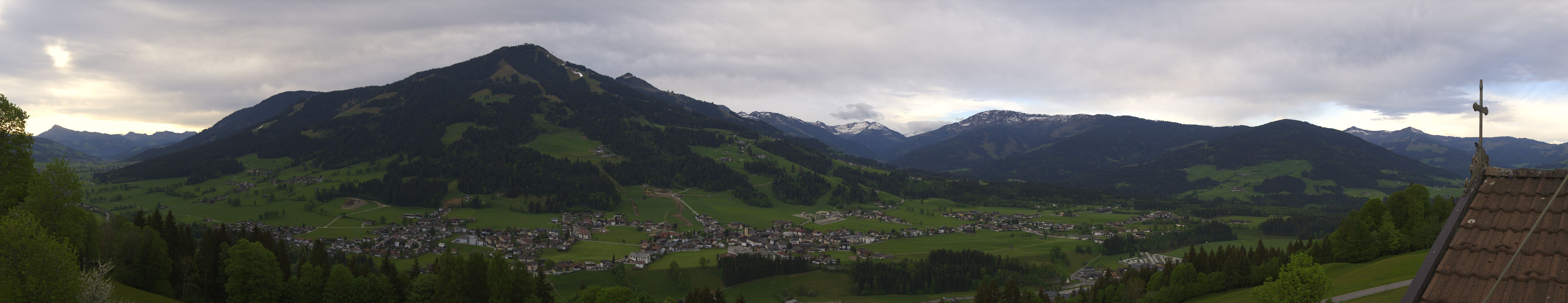 Archiv Foto Webcam Dorfkamera über Westendorf am Wilden Kaiser