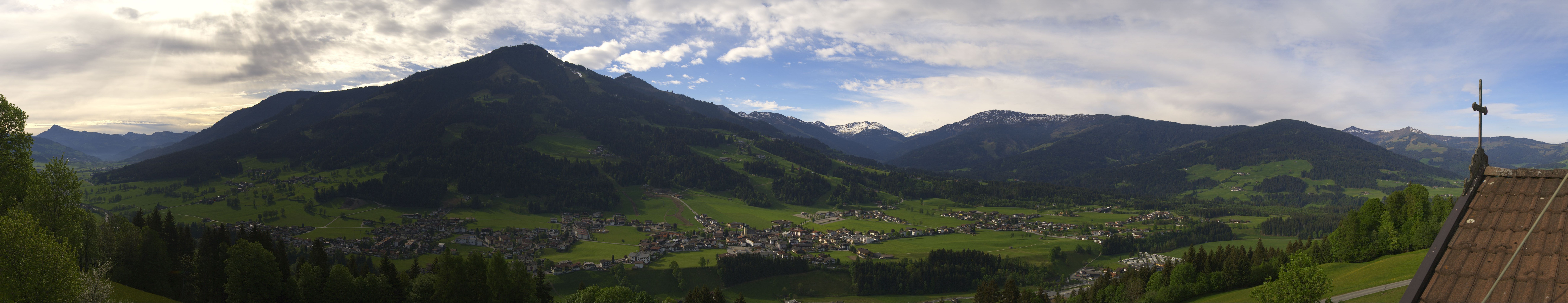 Archiv Foto Webcam Dorfkamera über Westendorf am Wilden Kaiser