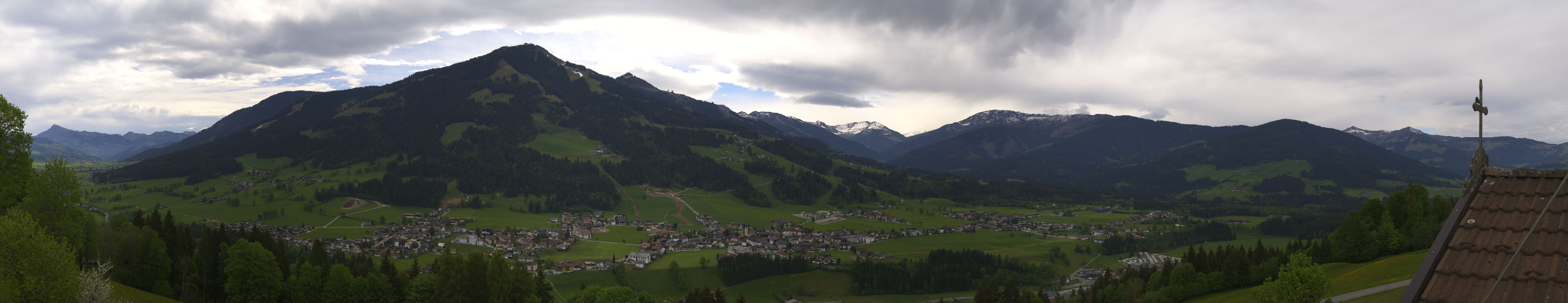 Archiv Foto Webcam Dorfkamera über Westendorf am Wilden Kaiser