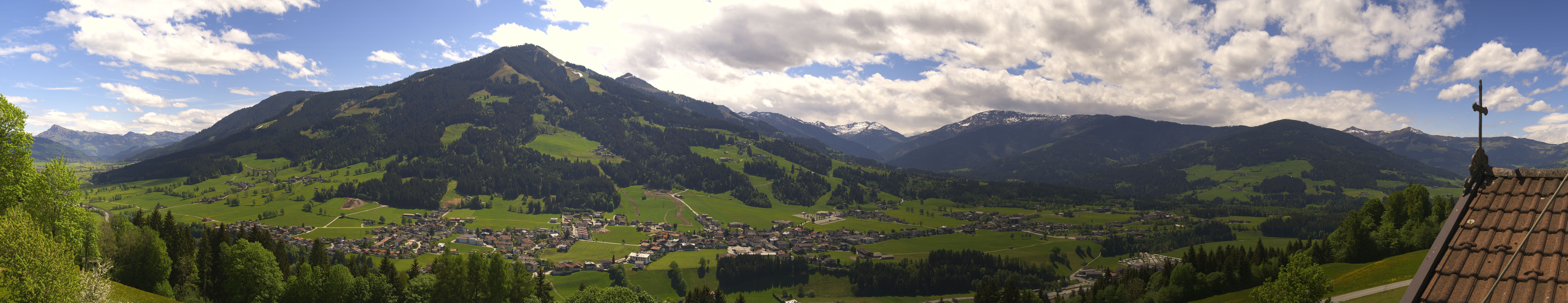 Archiv Foto Webcam Dorfkamera über Westendorf am Wilden Kaiser