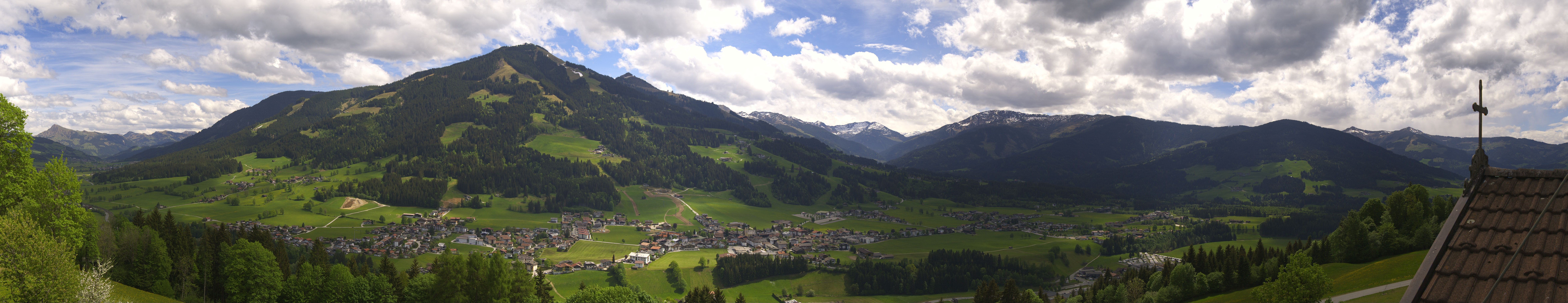 Archiv Foto Webcam Dorfkamera über Westendorf am Wilden Kaiser