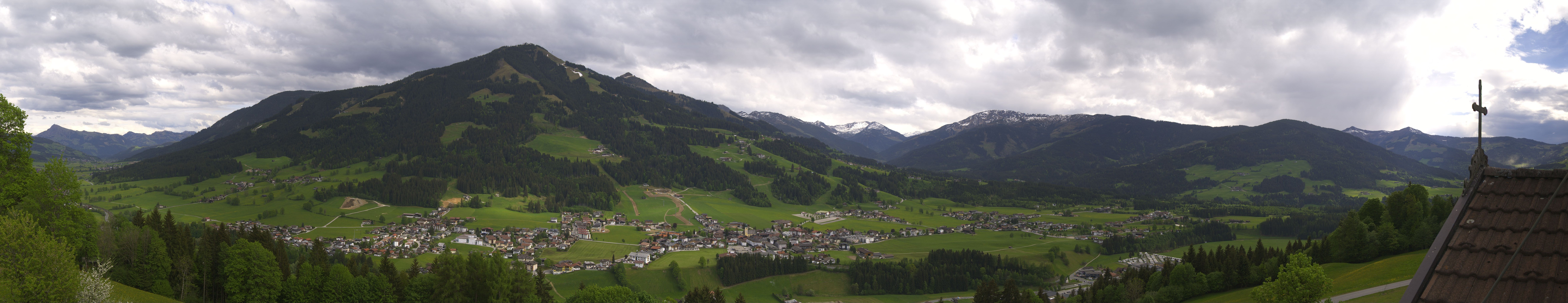 Archiv Foto Webcam Dorfkamera über Westendorf am Wilden Kaiser