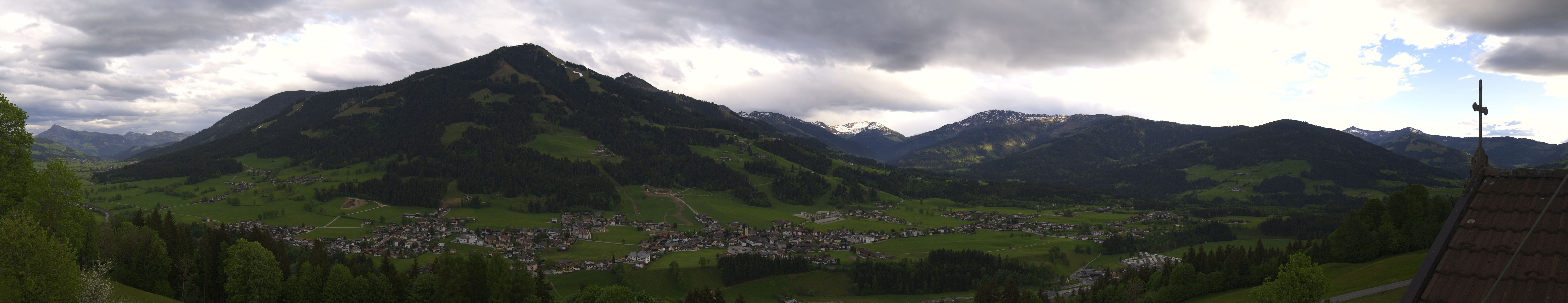 Archiv Foto Webcam Dorfkamera über Westendorf am Wilden Kaiser
