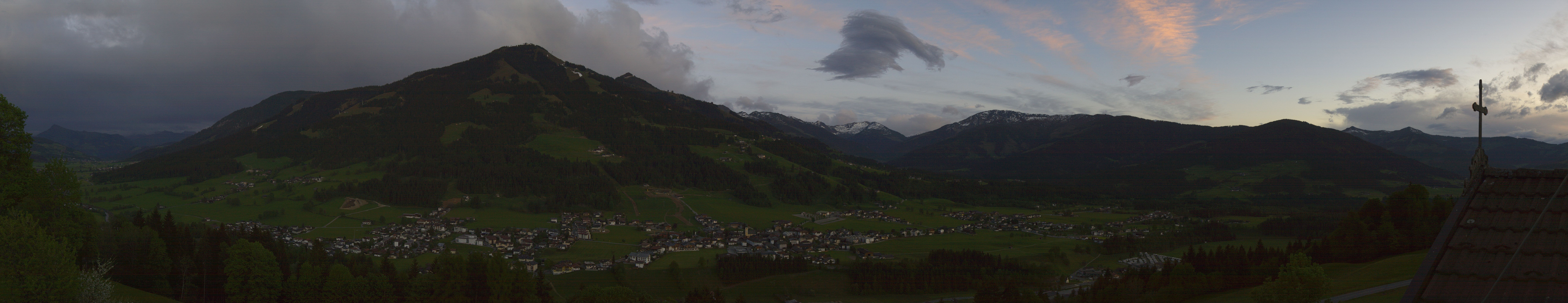 Archiv Foto Webcam Dorfkamera über Westendorf am Wilden Kaiser