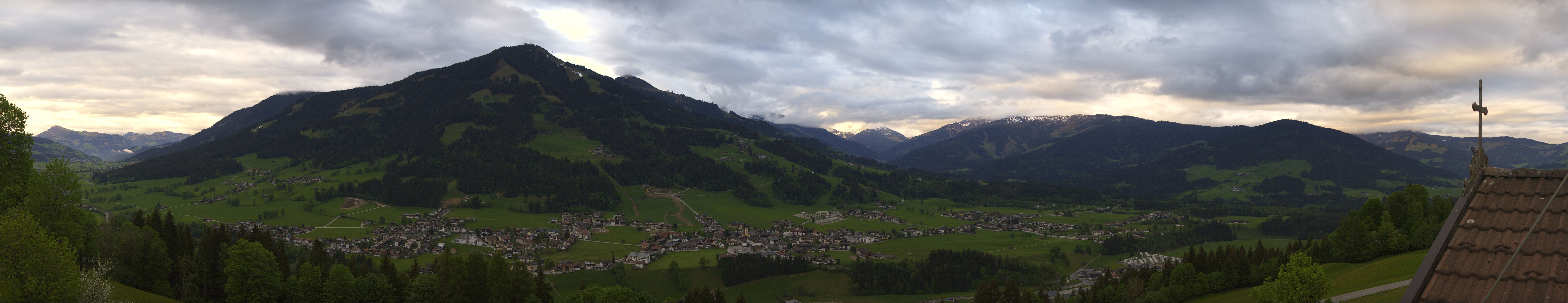 Archiv Foto Webcam Dorfkamera über Westendorf am Wilden Kaiser