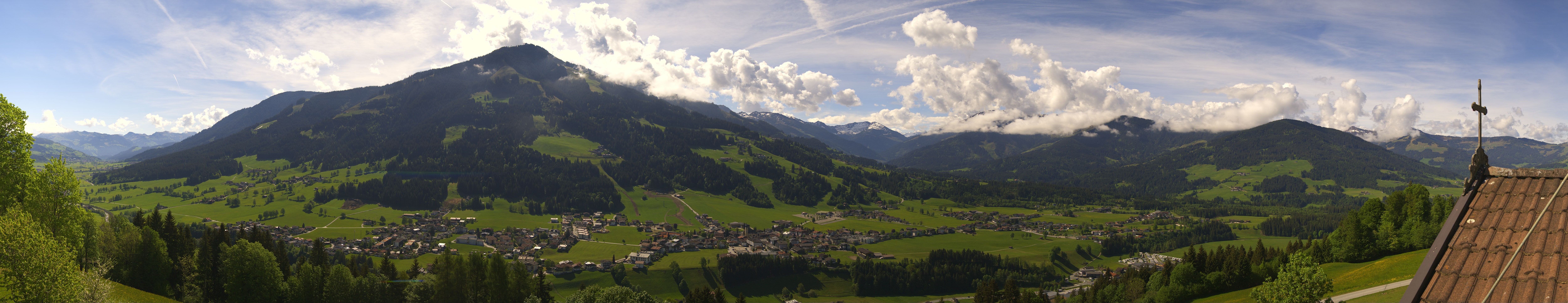 Archiv Foto Webcam Dorfkamera über Westendorf am Wilden Kaiser