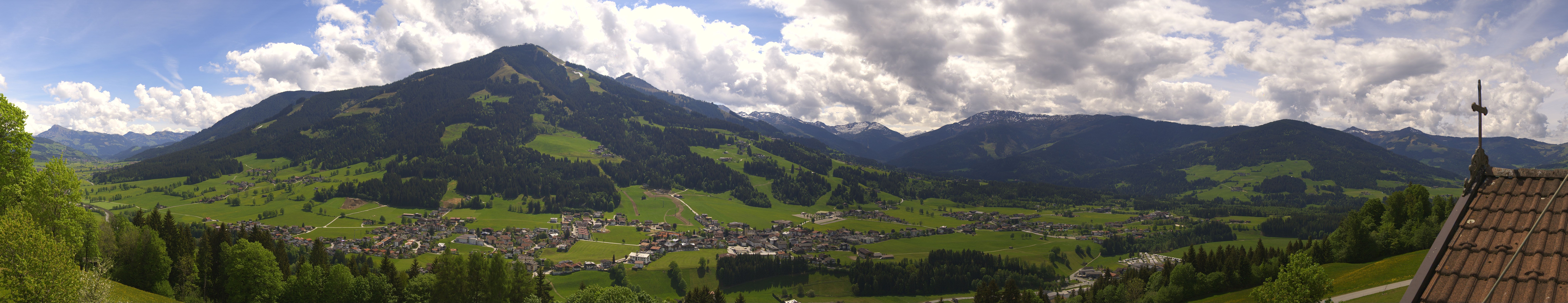 Archiv Foto Webcam Dorfkamera über Westendorf am Wilden Kaiser