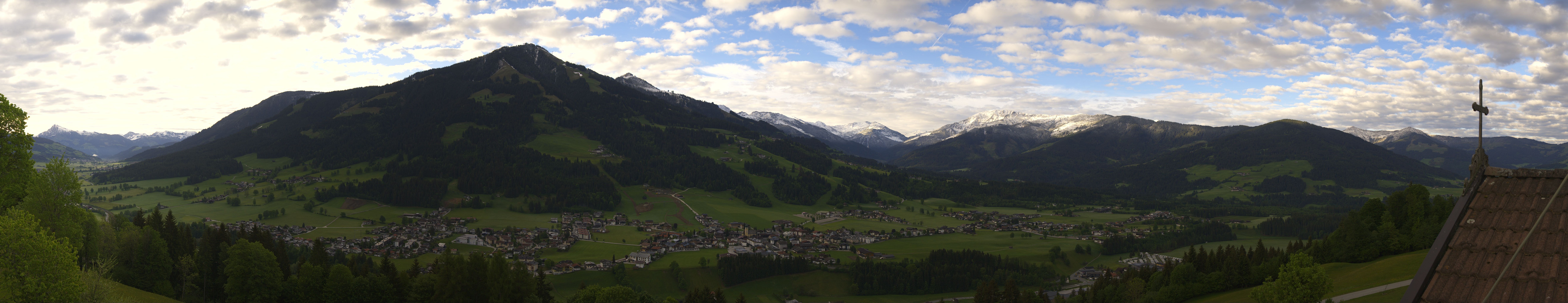 Archiv Foto Webcam Dorfkamera über Westendorf am Wilden Kaiser