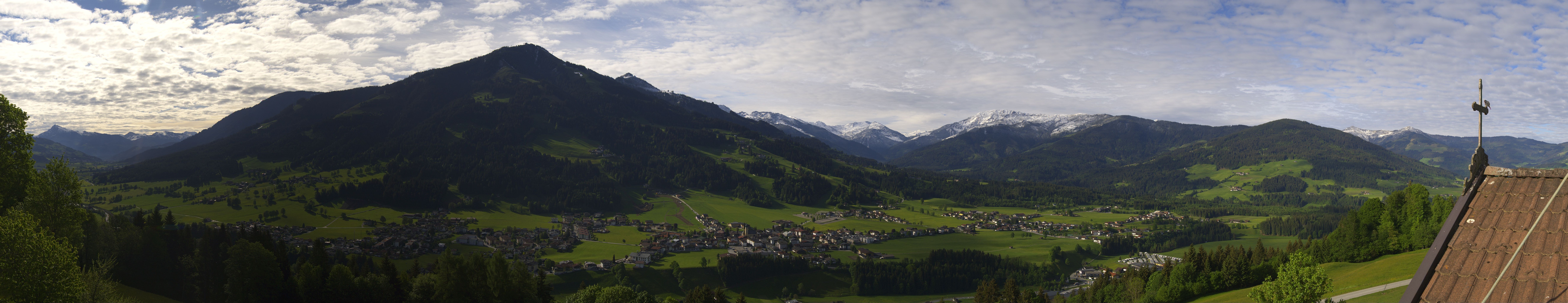 Archiv Foto Webcam Dorfkamera über Westendorf am Wilden Kaiser