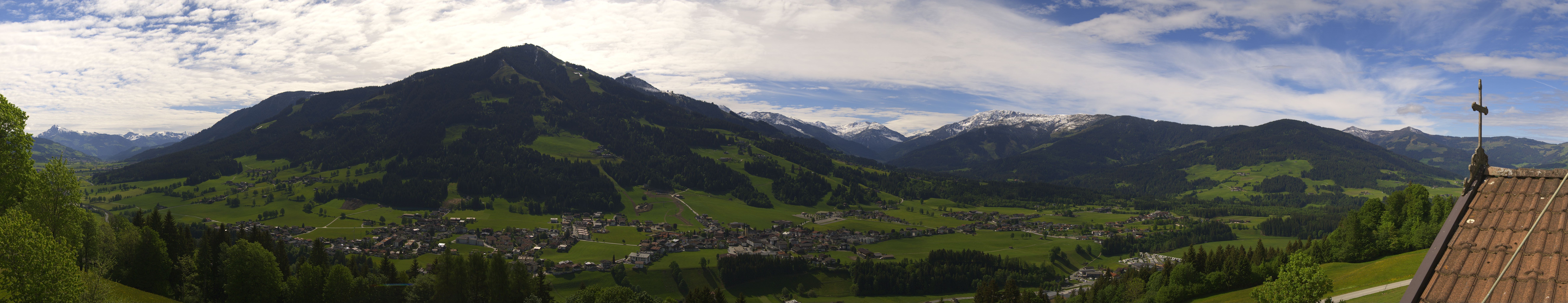 Archiv Foto Webcam Dorfkamera über Westendorf am Wilden Kaiser