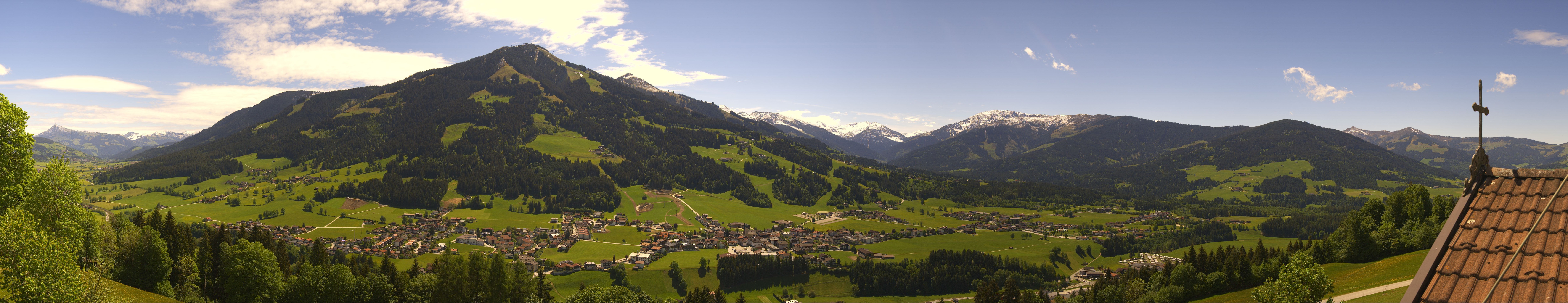 Archiv Foto Webcam Dorfkamera über Westendorf am Wilden Kaiser