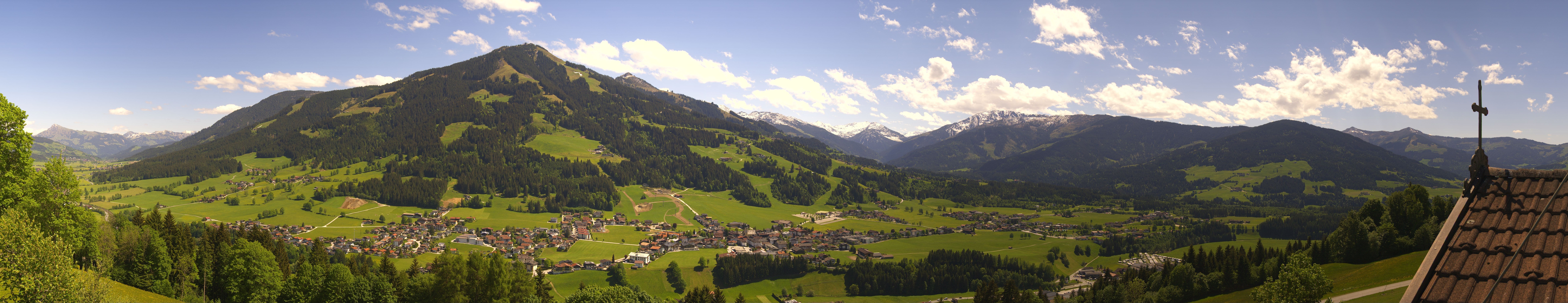 Archiv Foto Webcam Dorfkamera über Westendorf am Wilden Kaiser