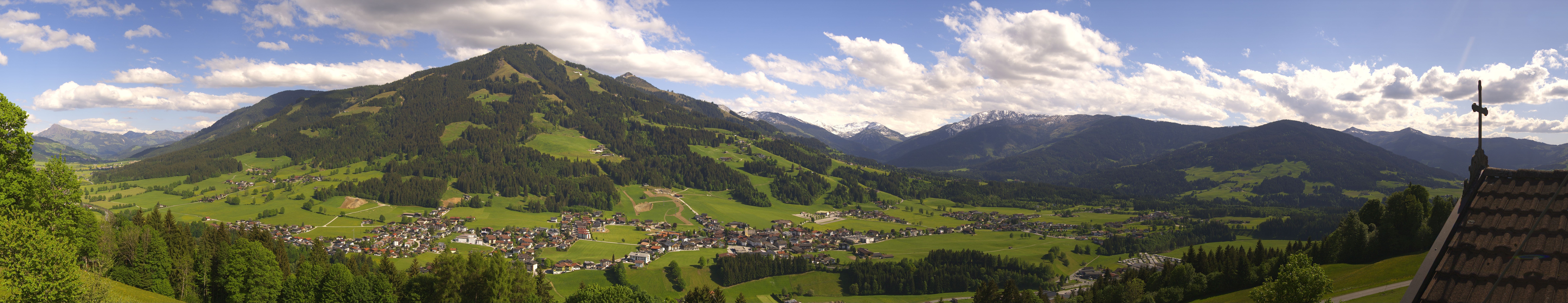 Archiv Foto Webcam Dorfkamera über Westendorf am Wilden Kaiser