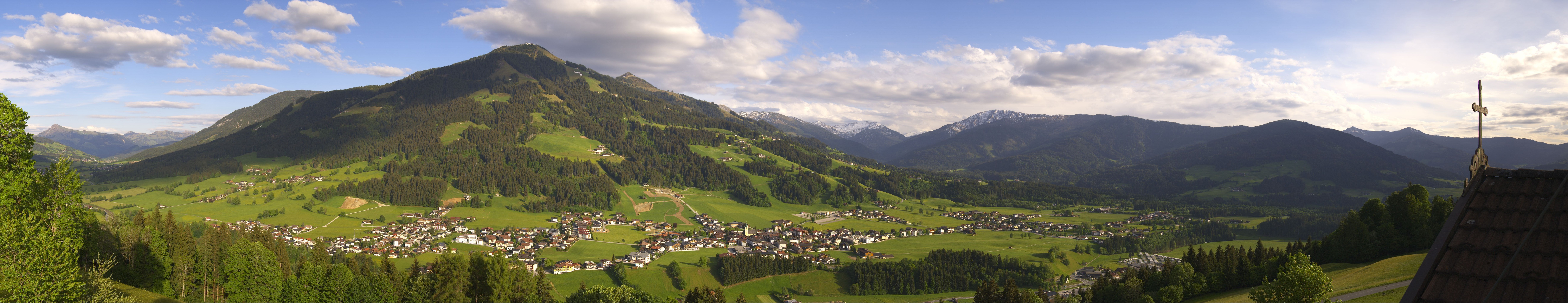 Archiv Foto Webcam Dorfkamera über Westendorf am Wilden Kaiser