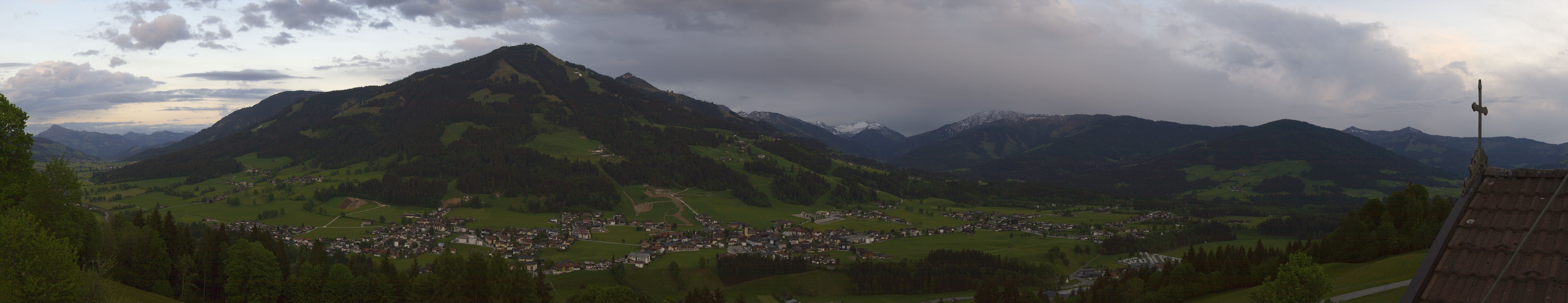 Archiv Foto Webcam Dorfkamera über Westendorf am Wilden Kaiser