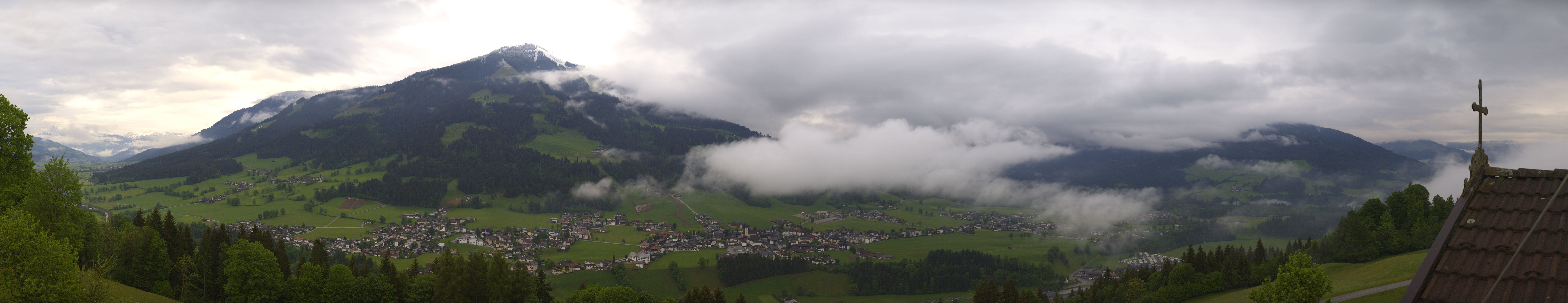 Archiv Foto Webcam Dorfkamera über Westendorf am Wilden Kaiser