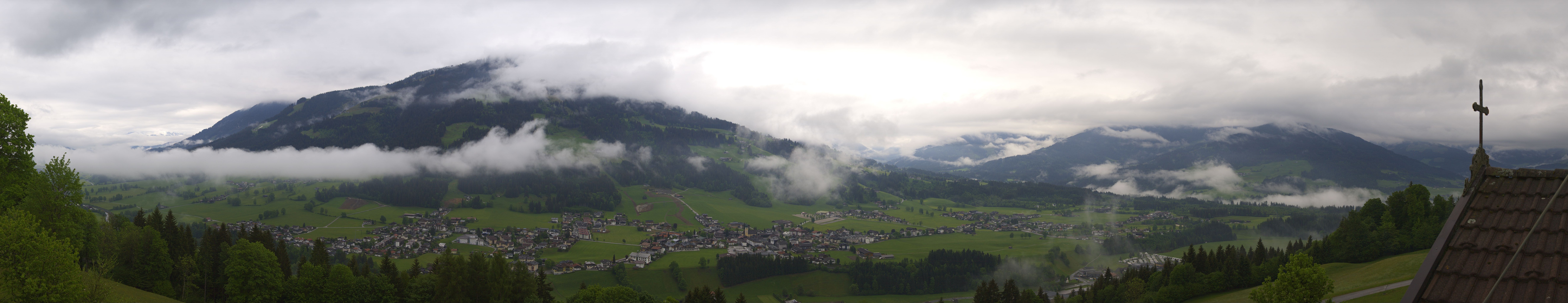 Archiv Foto Webcam Dorfkamera über Westendorf am Wilden Kaiser