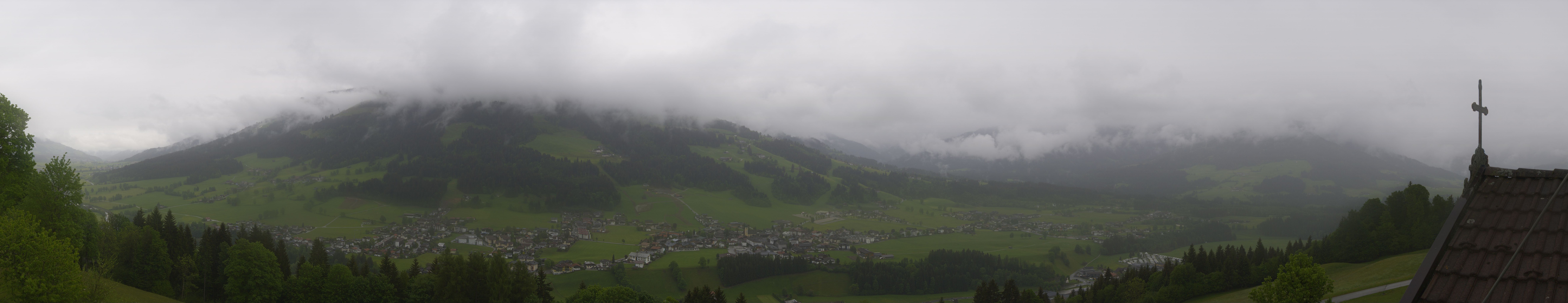 Archiv Foto Webcam Dorfkamera über Westendorf am Wilden Kaiser