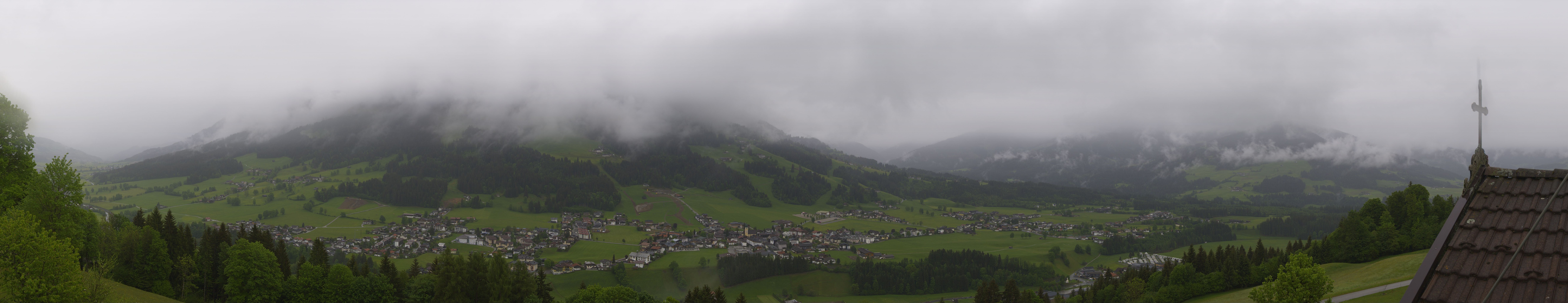 Archiv Foto Webcam Dorfkamera über Westendorf am Wilden Kaiser
