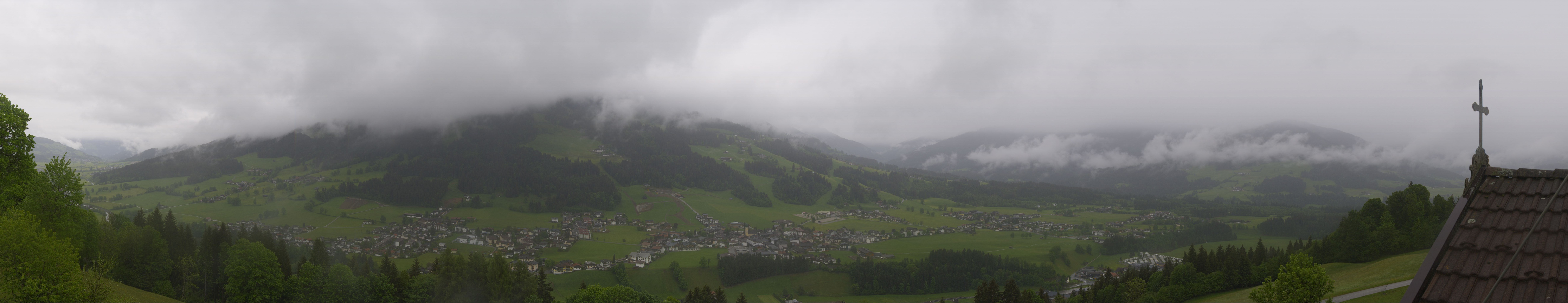 Archiv Foto Webcam Dorfkamera über Westendorf am Wilden Kaiser