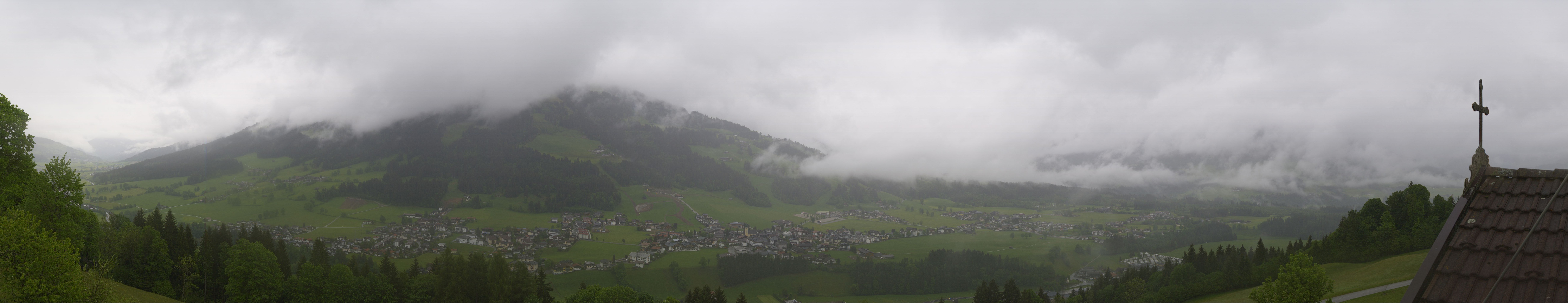 Archiv Foto Webcam Dorfkamera über Westendorf am Wilden Kaiser