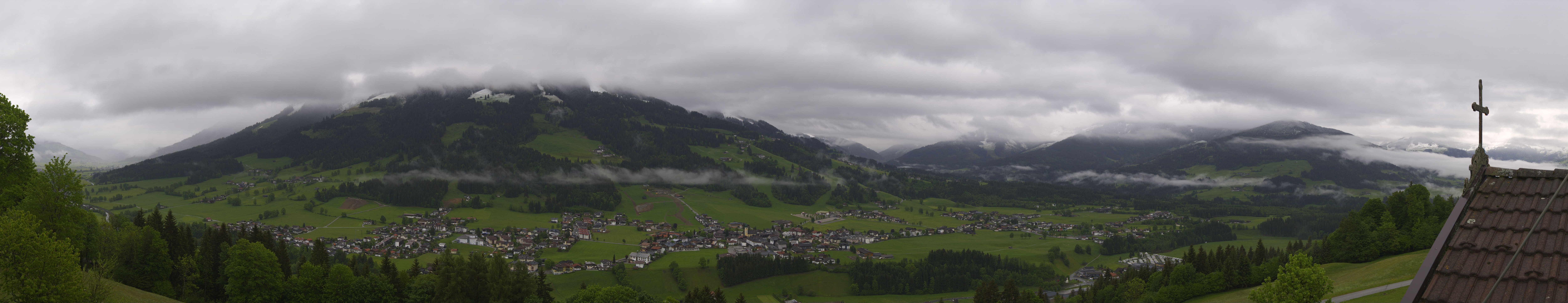 Archiv Foto Webcam Dorfkamera über Westendorf am Wilden Kaiser