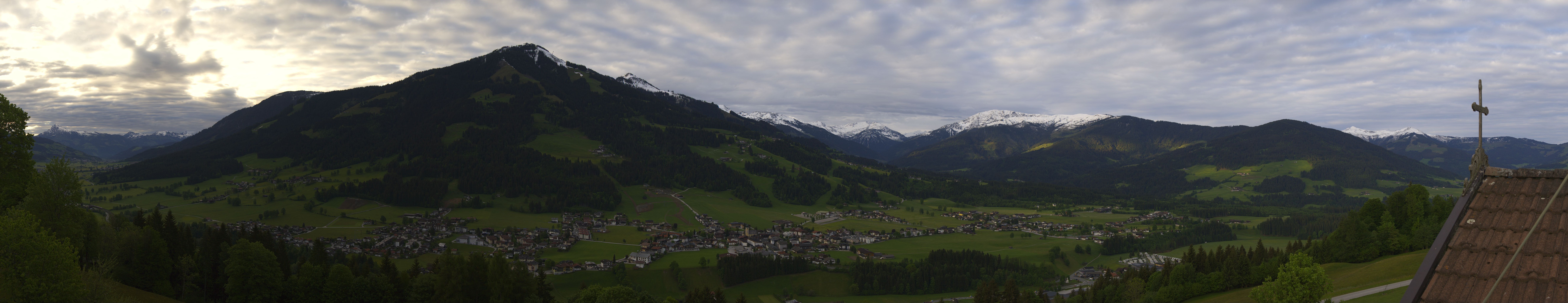 Archiv Foto Webcam Dorfkamera über Westendorf am Wilden Kaiser