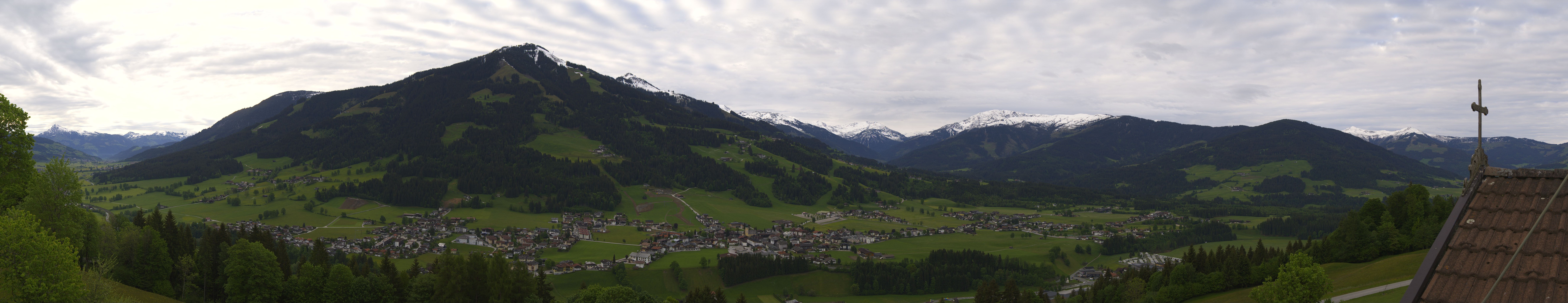 Archiv Foto Webcam Dorfkamera über Westendorf am Wilden Kaiser